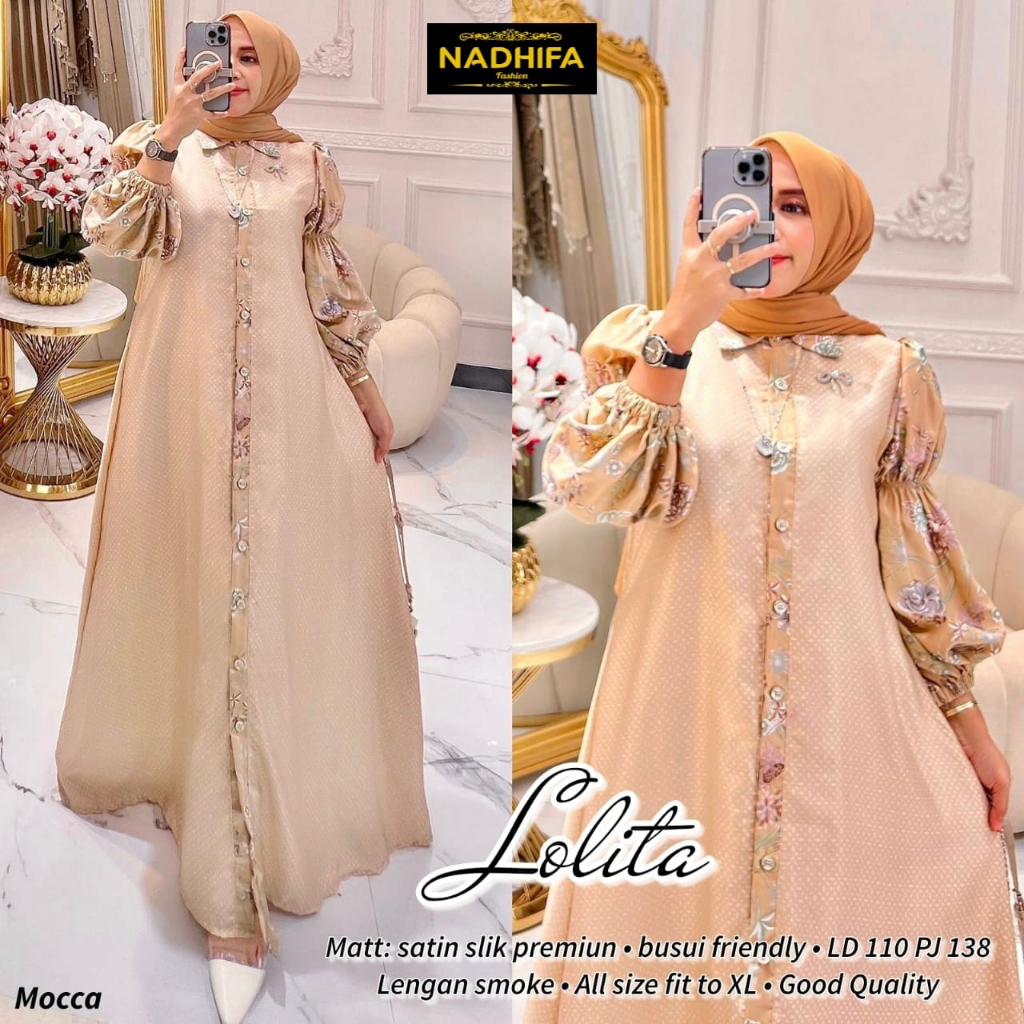 Lolita dress / gamis lebaran BY NADHIFA