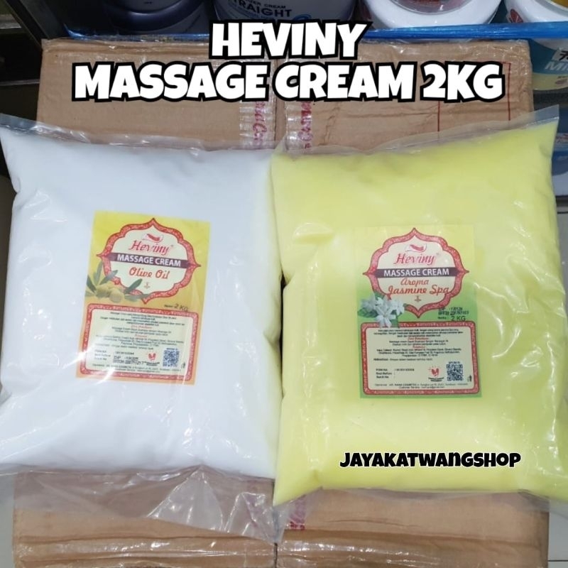 HEVINY Massage Cream Kemasan Isi 2 KG | Krim Pijat