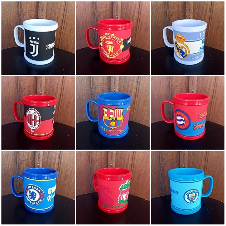 Gelas Minum Mug Klub Sepak Bola BARCA MADRID LIVERPOOL CHELSEA ARSENAL MAN CITY UNITED JUVE MILAN PSG MUNCHEN Untuk Air Panas Dingin