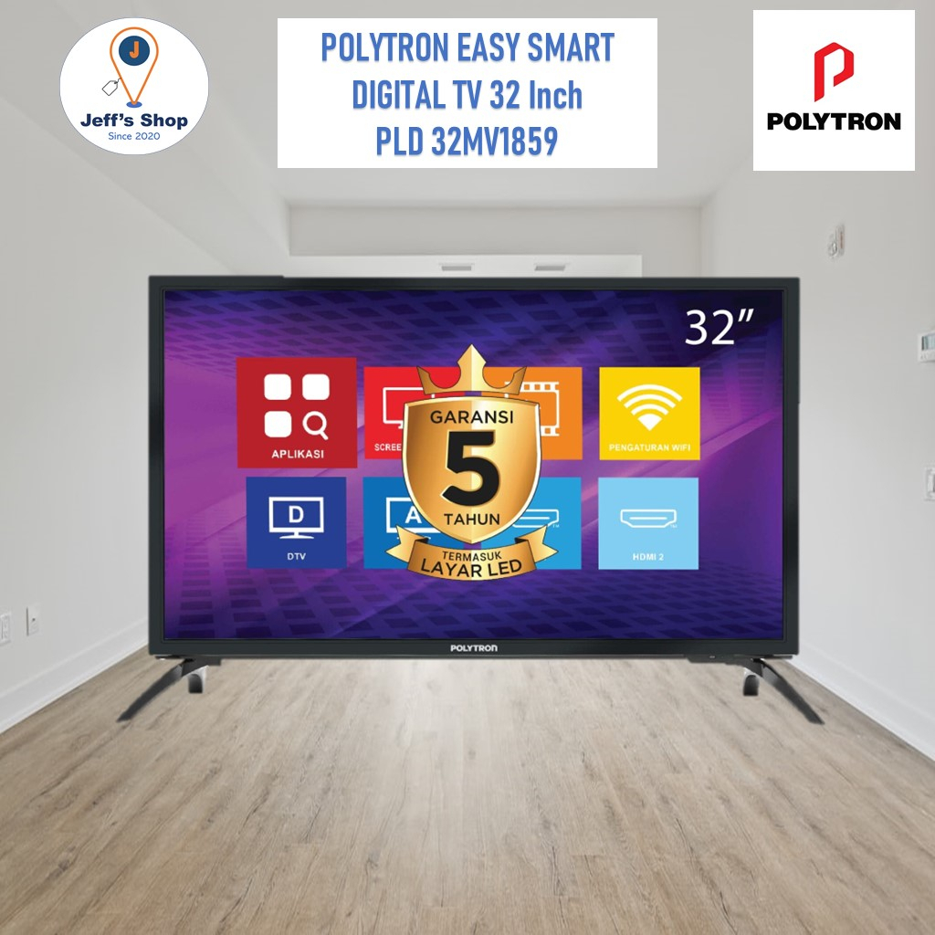 LED TV Polytron Easy Smart Digital TV 32 Inch PLD 32MV1859