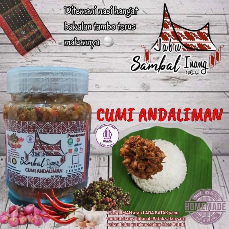 

Sambal CUMI ANDALIMAN JABU INANG