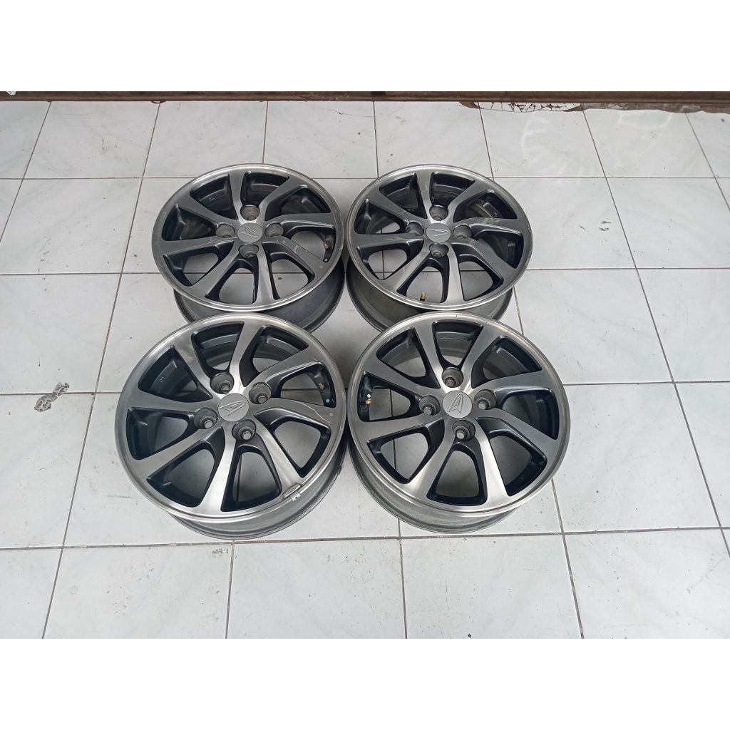 VELG MOBIL ORI COPOTAN SIGRA RING 14 LEBAR 5 PCD 4x100 BUAT AGYA,CALYA,AYLA,SIGRA DLL