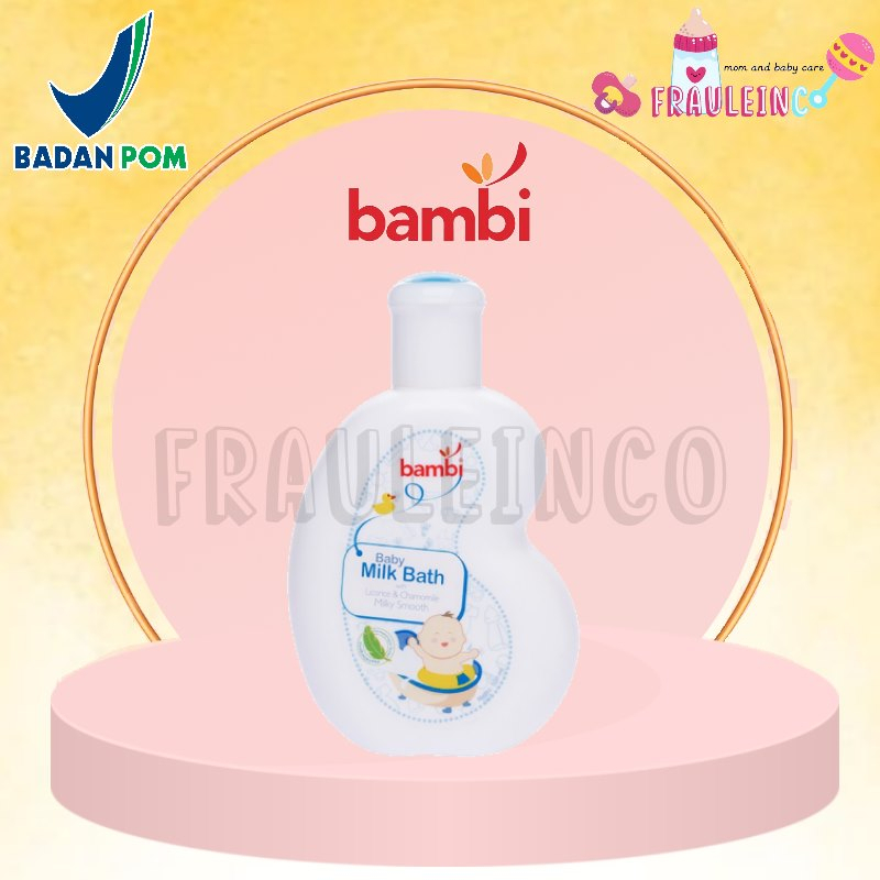 *FRAULEINCO* Bambi Baby Milk Bath 100ml / Sabun mandi bayi