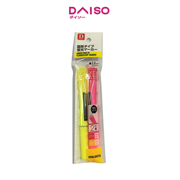 

Daiso Fluorescent Marker -Solid Type - 2 pcs.-