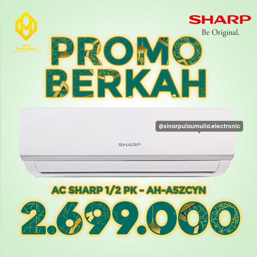 [PROMO] Sharp AC Standard 1/2 PK - AH A 5 ZCYN / AH A 5ZCYN / AH A 5 ZCYN / AHA5ZCYN