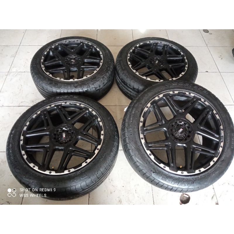 Velg Mobil Second Murah Ring 18 lubang 5x100/114 pls ban 225/50/18