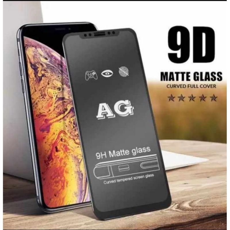 *MATTE GLASS* Tempered Glass Kaca TG Anti minyak Anti gores 9D 9H OPPO K1 K3 K5 K7 5G K7X 5G K9 K9 Pro K10 Reno Reno 2 2F 2Z 3 3 Pro Reno 4 5G 4F 4 Lite SE Oppo A18 A38 A58 4G A78 4G Full Cover Full Lem Anti Glare bekas jari finger