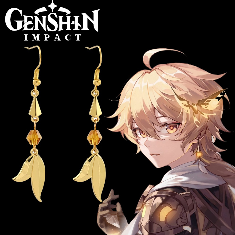 GI007 – Anting Cosplay Tindik Game Genshin Impact Aether Traveler