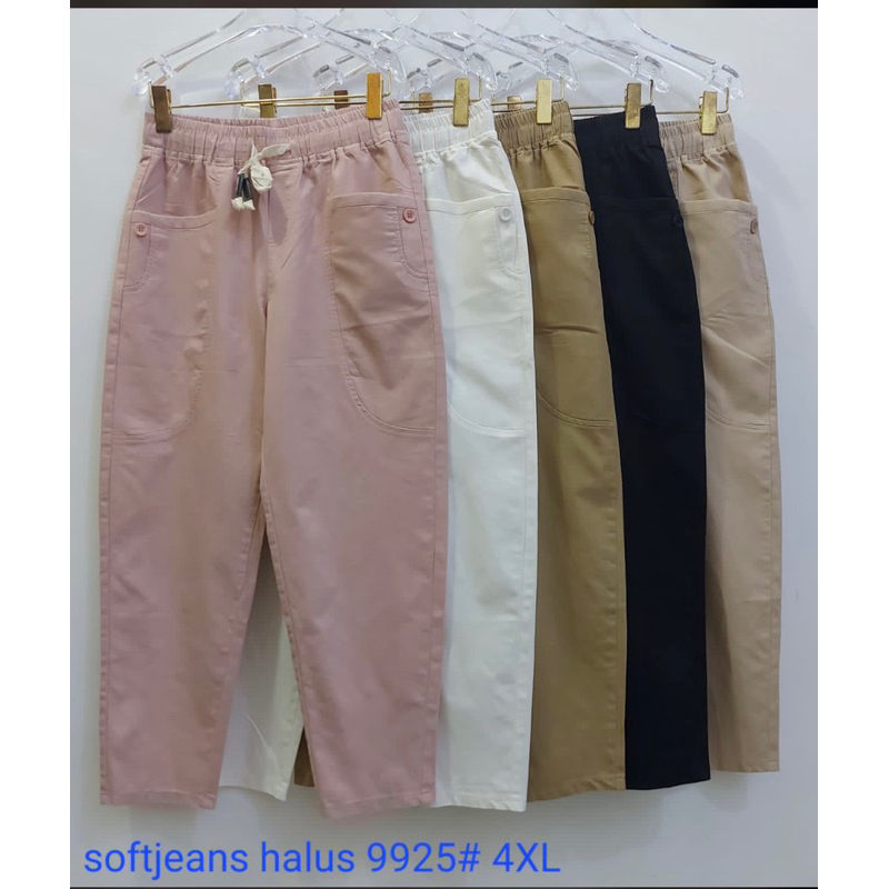 celana soft jeans premium bangkok import size XL-7XL