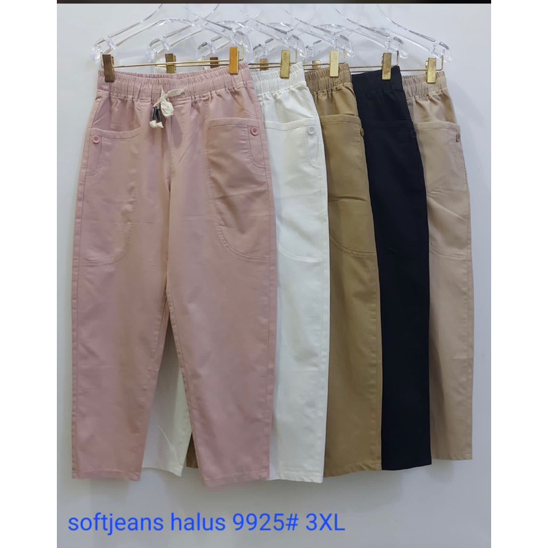 celana soft jeans premium bangkok import size XL-7XL