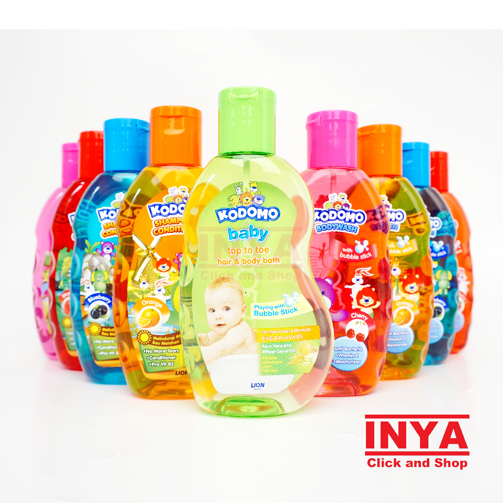 Kodomo Bodywash Blueberry 200ml - Sabun Bayi Cair - Baby &amp; Kids