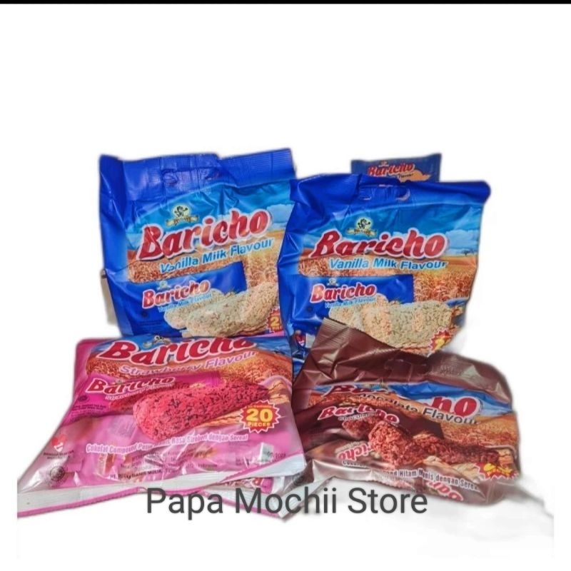 

Baricho Oat Snack isi 20 pcs Vanilla, Cokelat, Strawberi