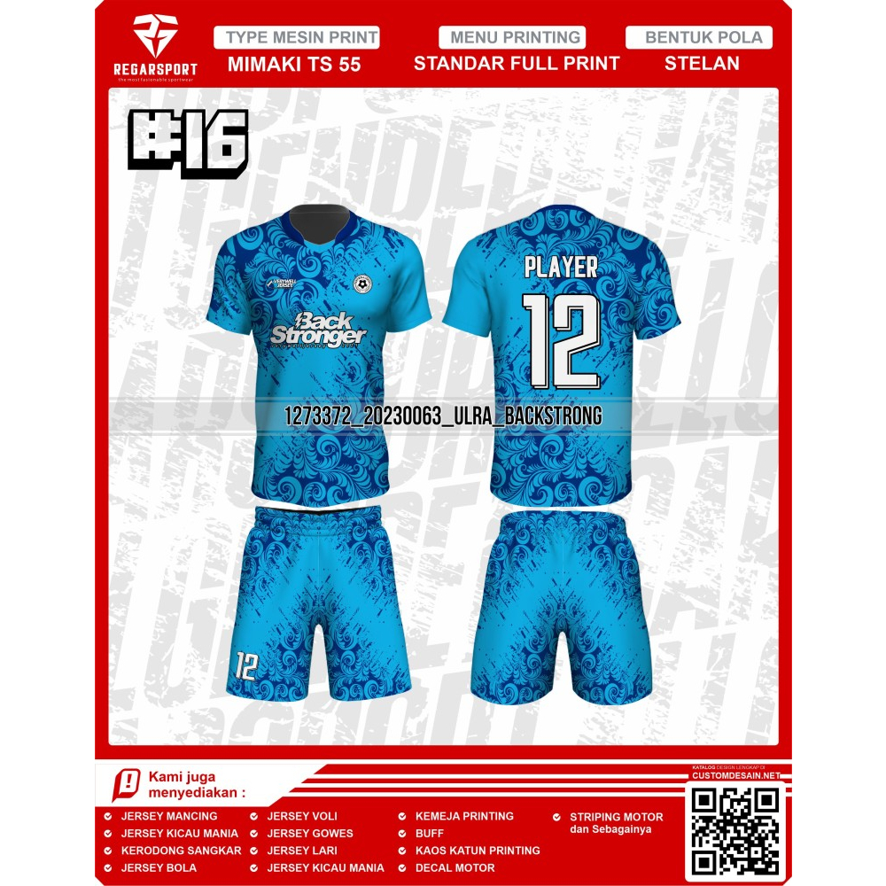 FULL PRINTTT CUSTOM JERSEY REGARSPORT