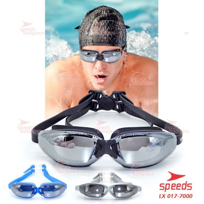 Kacamata Renang Speeds LX 017 7000 Antifog & UV Protection