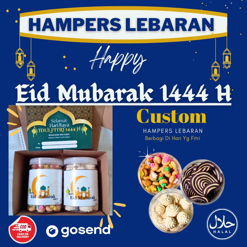 

HAMPERS LEBARAN ISI 2 JAR READY STOCK SETIAP HARI