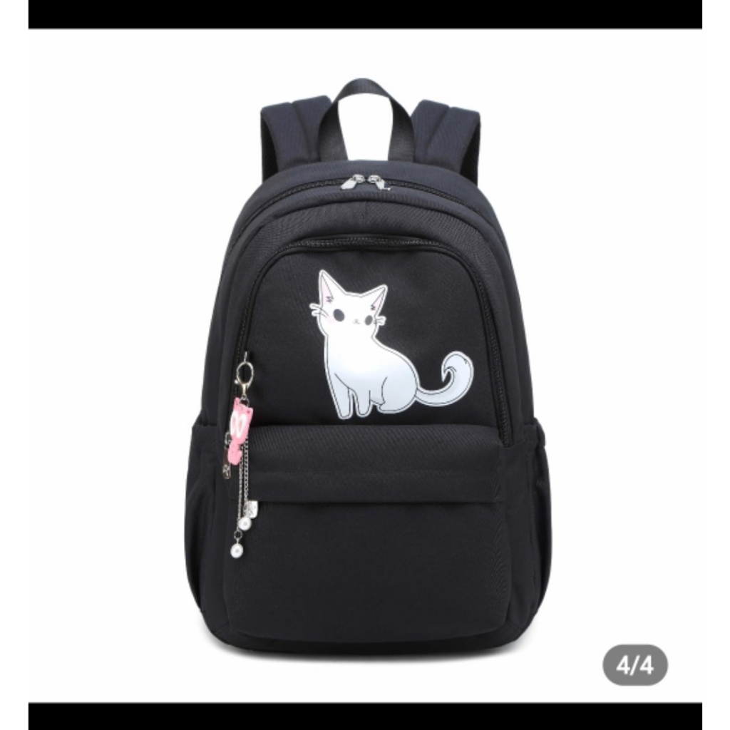 NIQABIS Tas Ransel Anak Sekolah Perempuan SD Betsy The Cat SMP