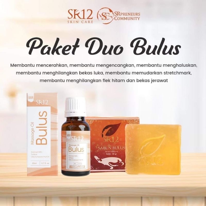 PAKET BULUS PENGENCANG PAYUDARA PEMBESAR PEMONTOK PAYUDARA MINYAK BULUS SR12 SABUN BULUS SR12