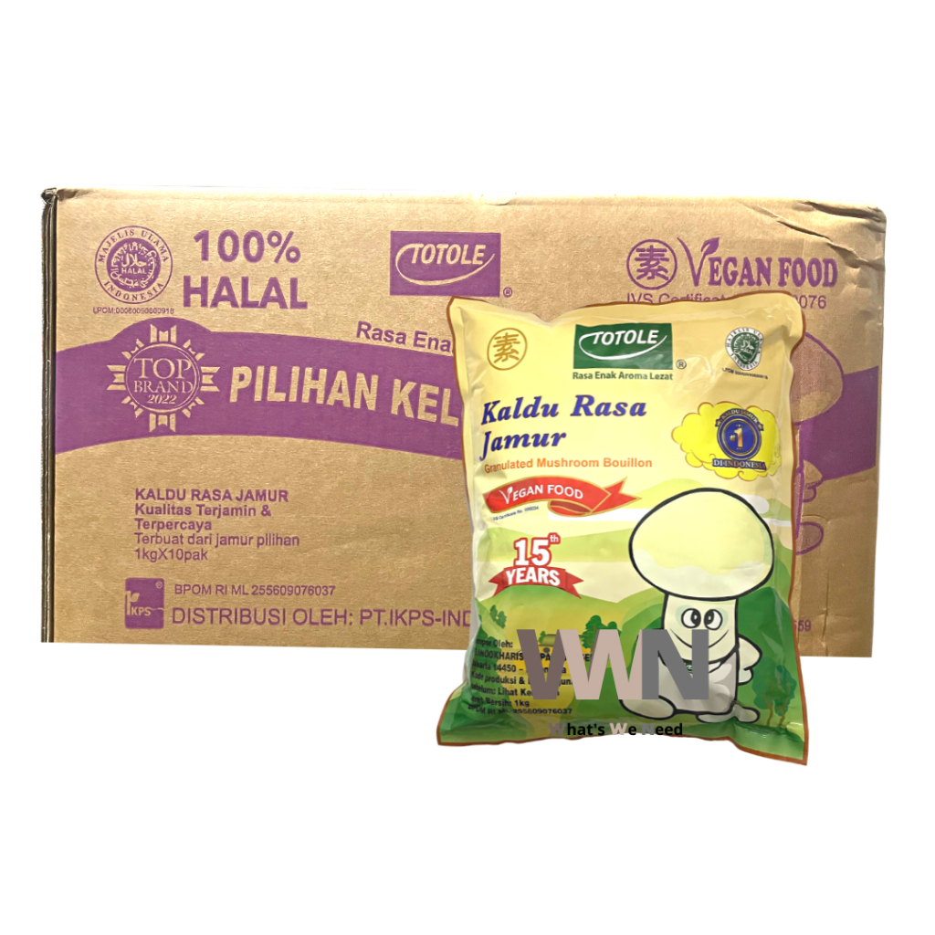 

Totole Kaldu Jamur NON MSG 1KG / Vegan 1 Dus Isi 10pcs