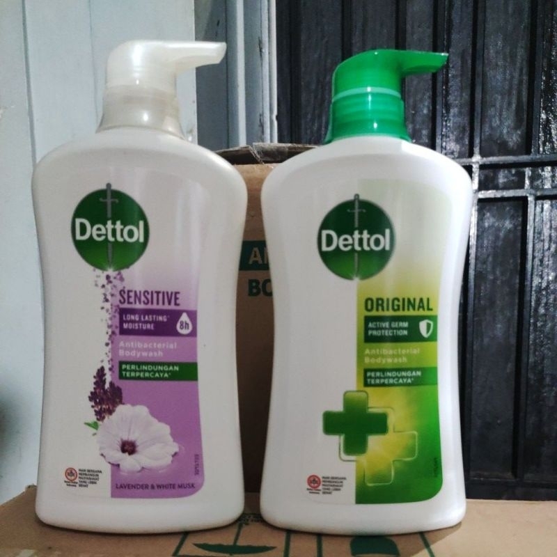 Dettol Bodywash Botol sensitiv dan original 625ml