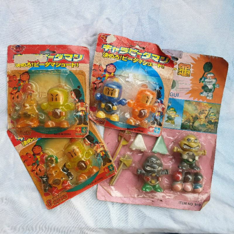Action Figure Bdaman B-Daman Bomberman Gokey Kelereng Jadul Vintage