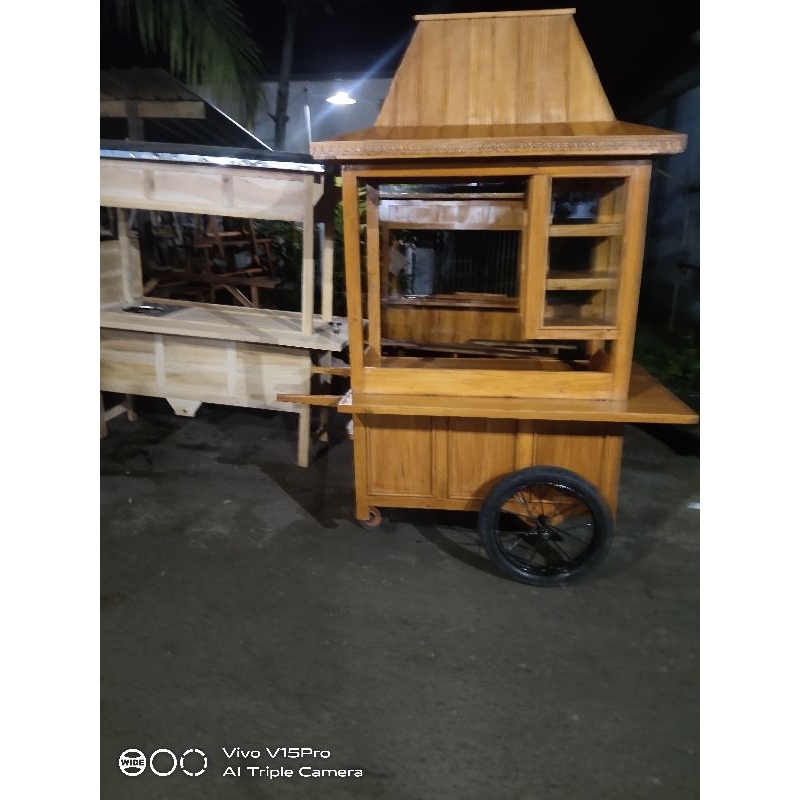 gerobak bakso mini joglo
