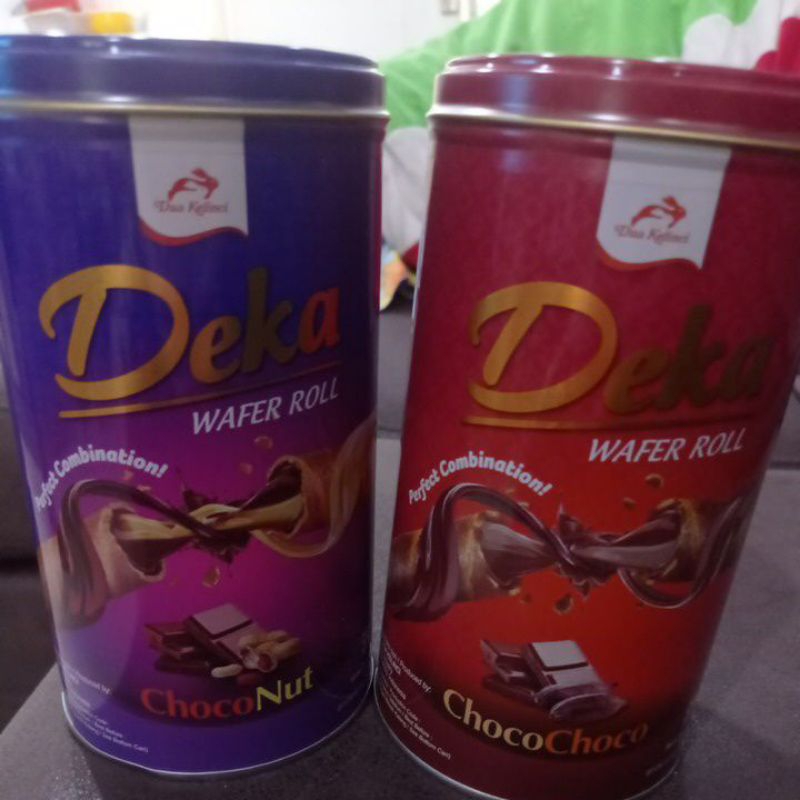 Deka wafer roll choco choco / choco nut 330gr. Roti Murmer lebaran 2023