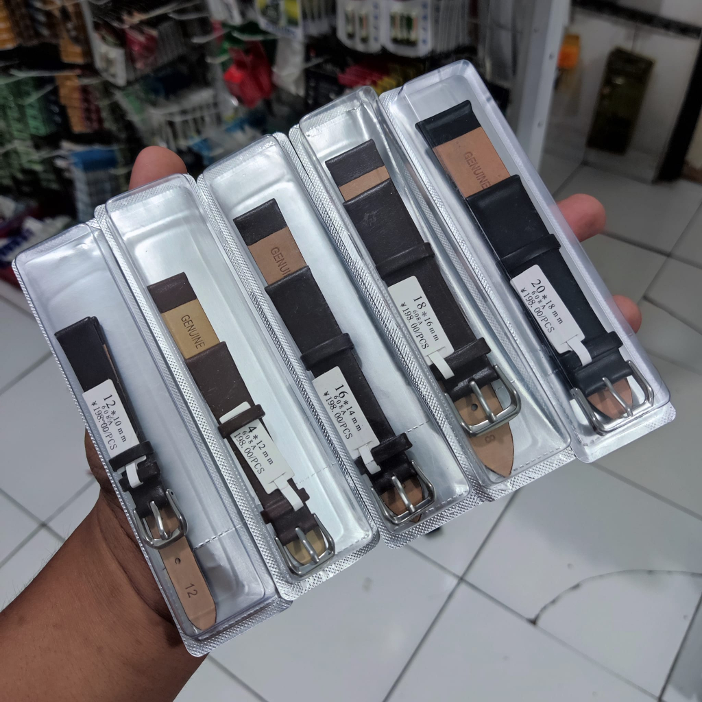 STRAP TALI JAM TANGAN KULIT MUTU HALUS IMPORT