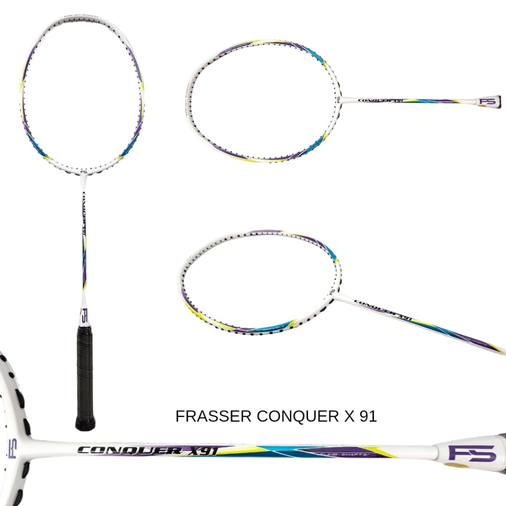 Raket Badminton Bulutangkis Frasser Conquer X91JS