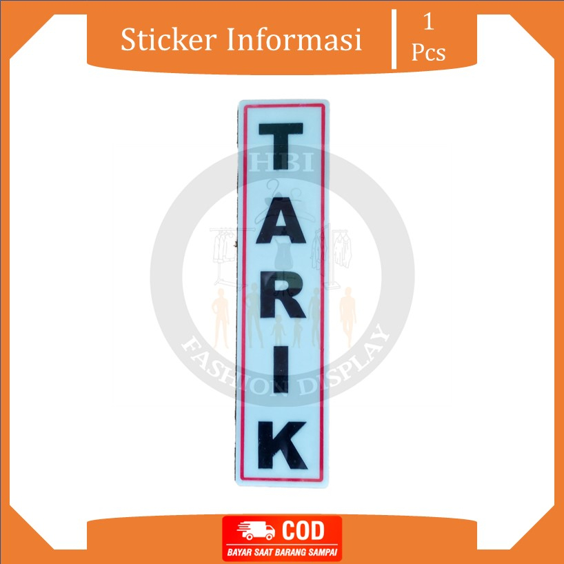 

Stiker Tempel Papan Nama Tarik