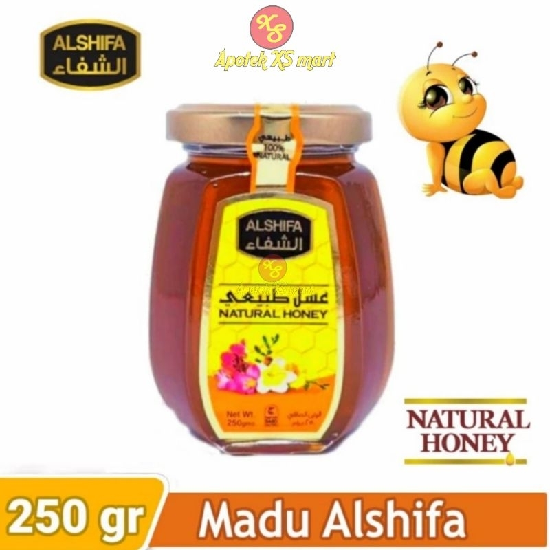 

ALSHIFA NATURAL HONEY 250 GRAM MADU MURNI MADU ASLI