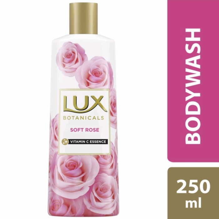 Lux Botanicals Body Wash Soft Rose Botol 250mL