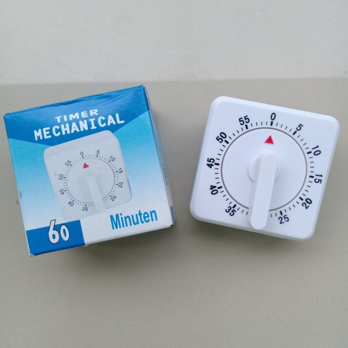 Timer Laboratorium Timer Masak Timer Manual 60 Detik Mechanical Timer Mekanik Manual