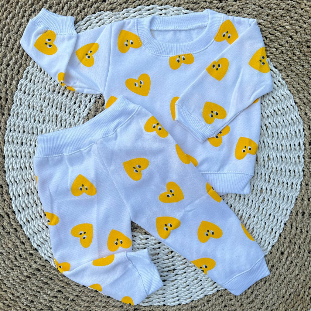 PROMO 7.7 Setelan Baju Bayi Joger Bayi Baju Olahraga Bayi Baju Hangat Bayi Sweater Bayi Oblong Bayi