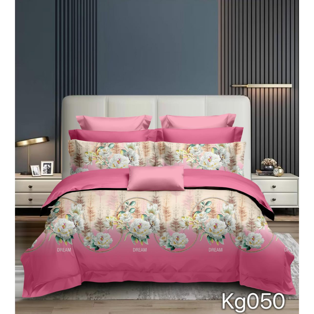 Kain Sprei Katun Jepang Dream Pink