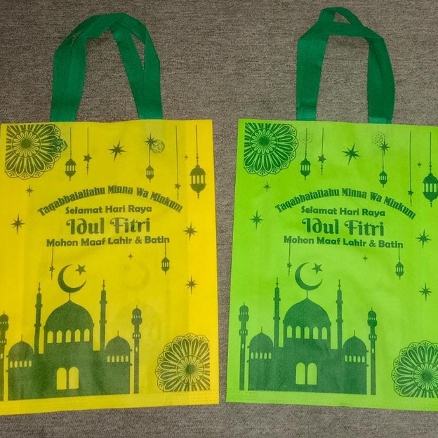 

TAS IDUL FITRI SPUNBOND | GOODIE BAG / TAS KAIN 30 X 40 TERMURAH