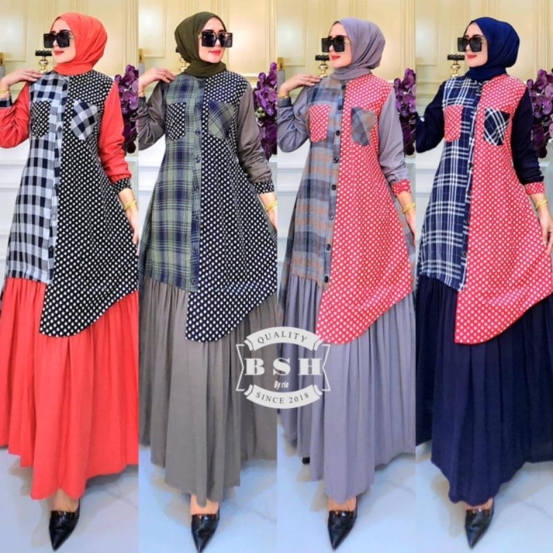 VOLKADOT DRESS BY BSH