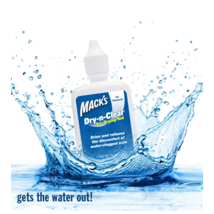 Macks Dry n Clear keringkan air ditelinga dengan cepat untuk telinga perenang watersport diving mandi made in USA