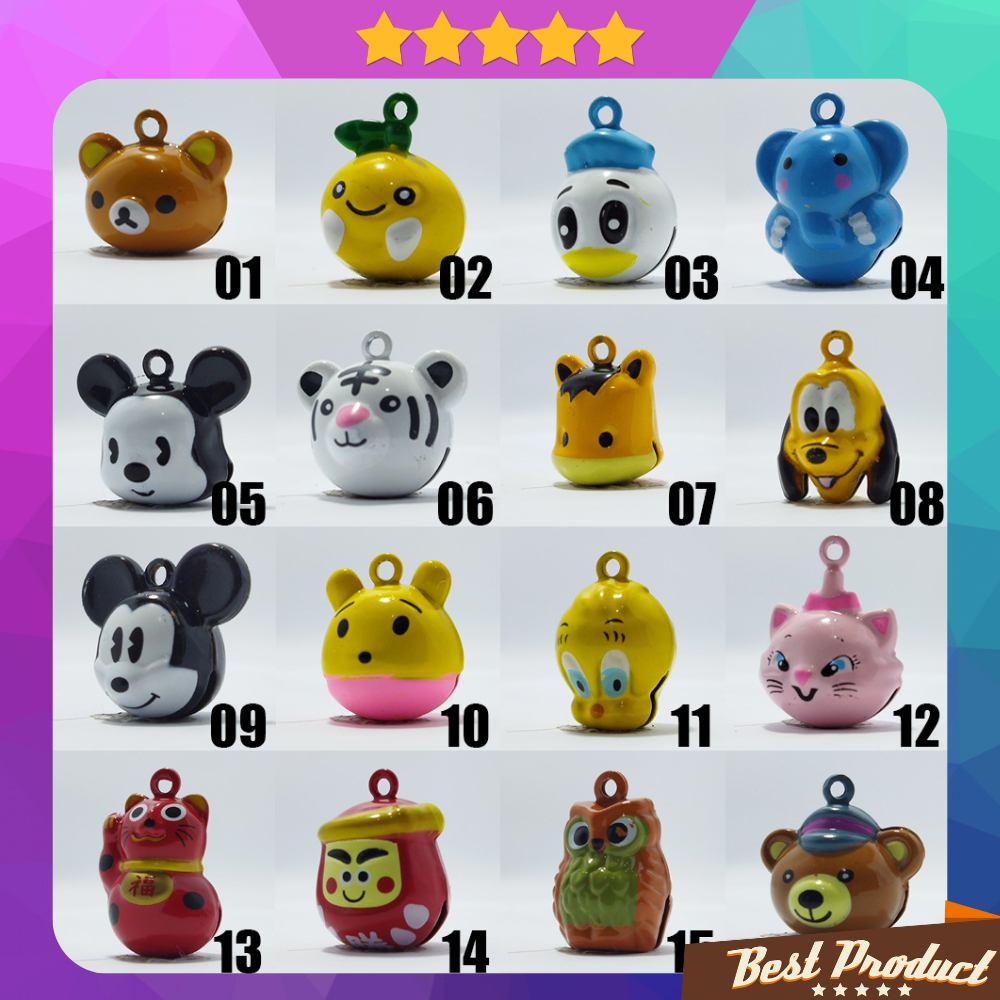 kalung kucing motif bell Karakter motif doraemon lucu