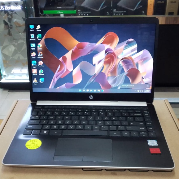 LAPTOP LEPTOP HP CORE I3 Gen7 RAM 4GB HDD 500 GB VGA RADEON 14 INC GENERASI BARU WINDOWS11 ZOOM SIAP PAKAI