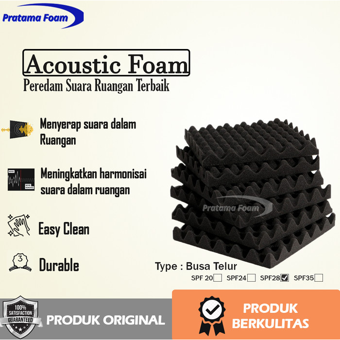 Paket 10 Pcs Busa Peredam Suara - Acoustik Foam - Busa Telur Murah