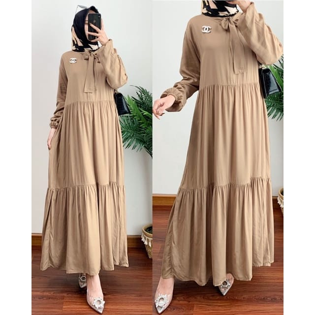 Gamis Hera Midi Dress Casual Polos