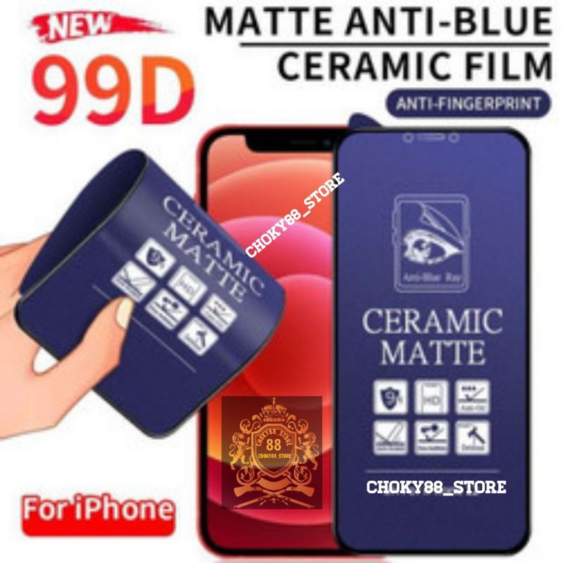 [Tg Blue]Ceramic Blue Iphone 6 6s 6se 6+ 6s+ 7+ 7 8 8+ X XS XR XS Max 11 11 Pro 11 Pro Max 12 12 Min