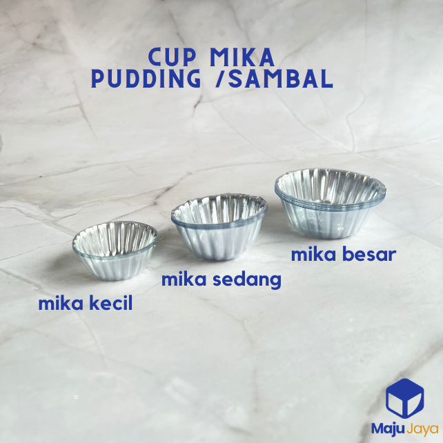 Mika Saos Sambal Kecil Tray Sambal Saos Kecap Kecil / Mika Cup pudding Kecil sedang besar / Mika Sam