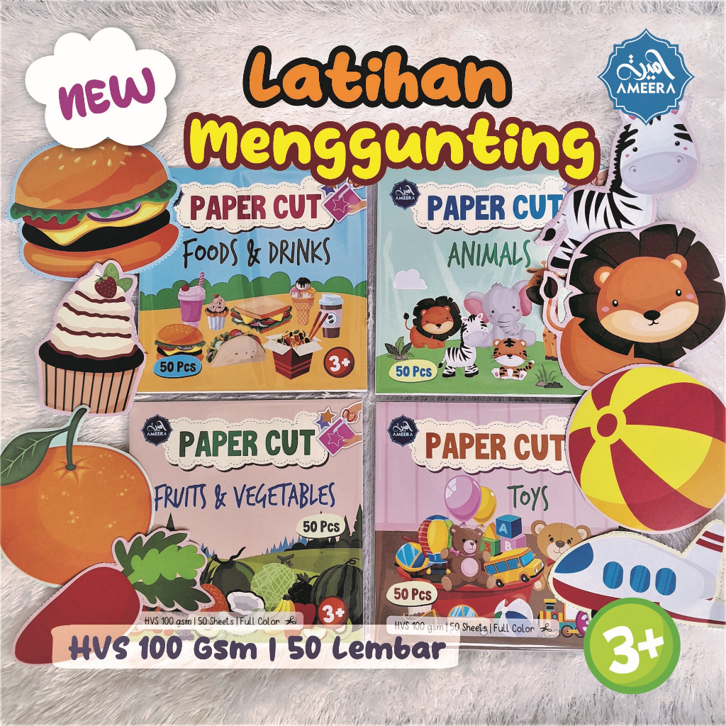 

Paper cut activity. Latihan menggunting kertas