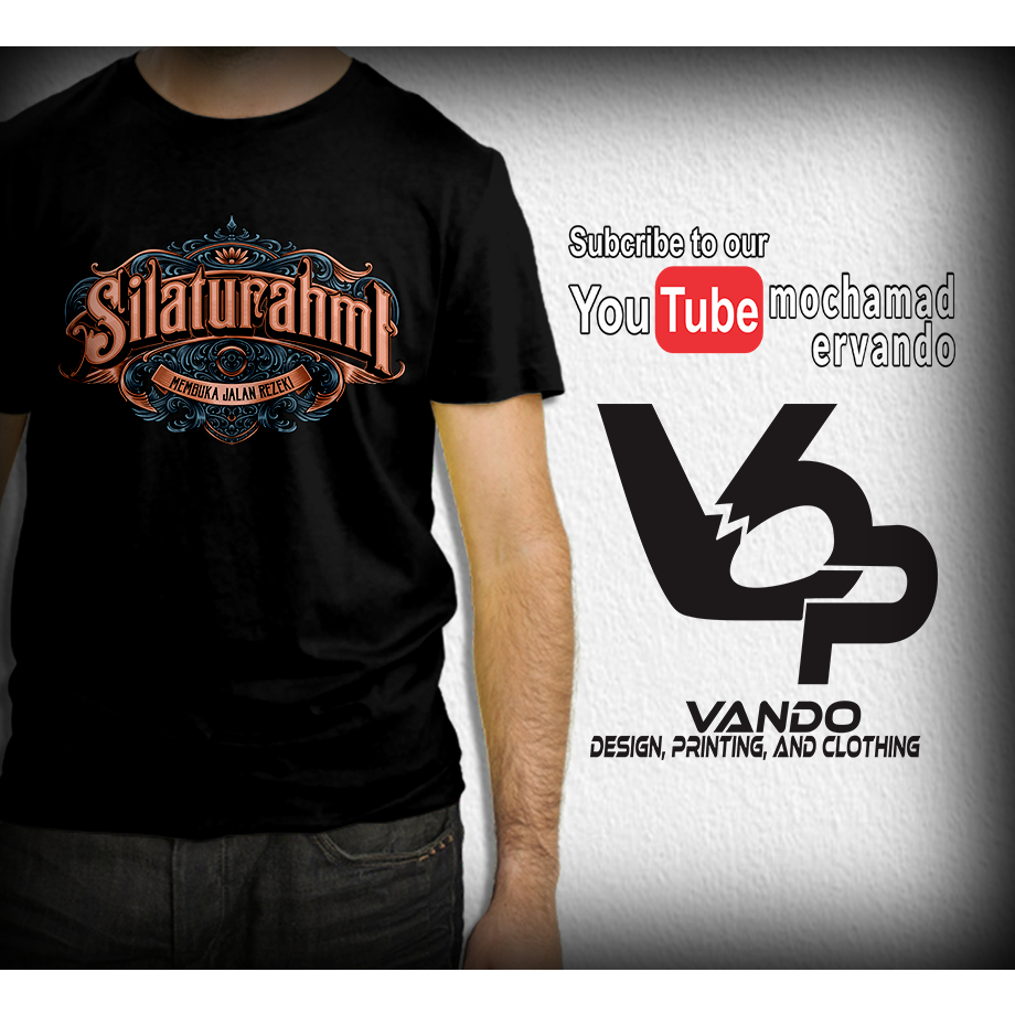 KAOS DAKWAH SILATURAHMI / KAOS DISTRO PRIA KEREN MUSLIM