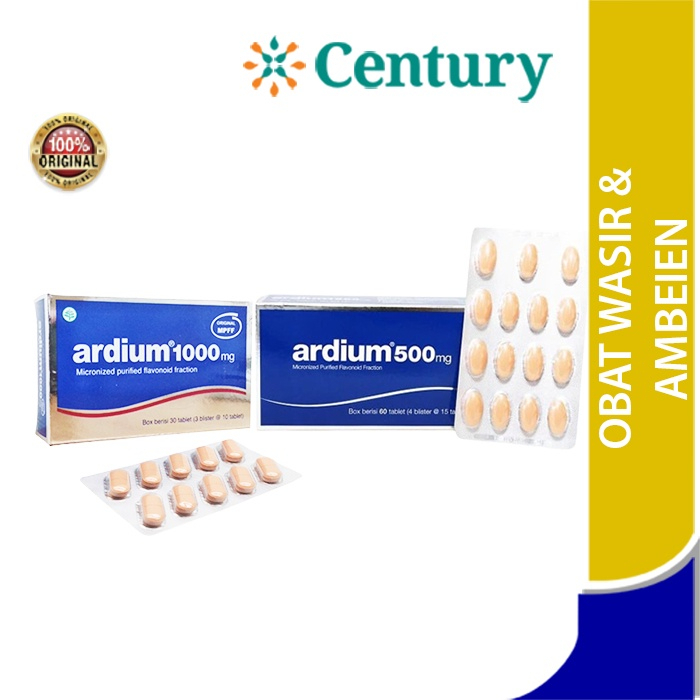 Ardium 500mg 15 Tablet & Ardium 1000mg 10 Tablet