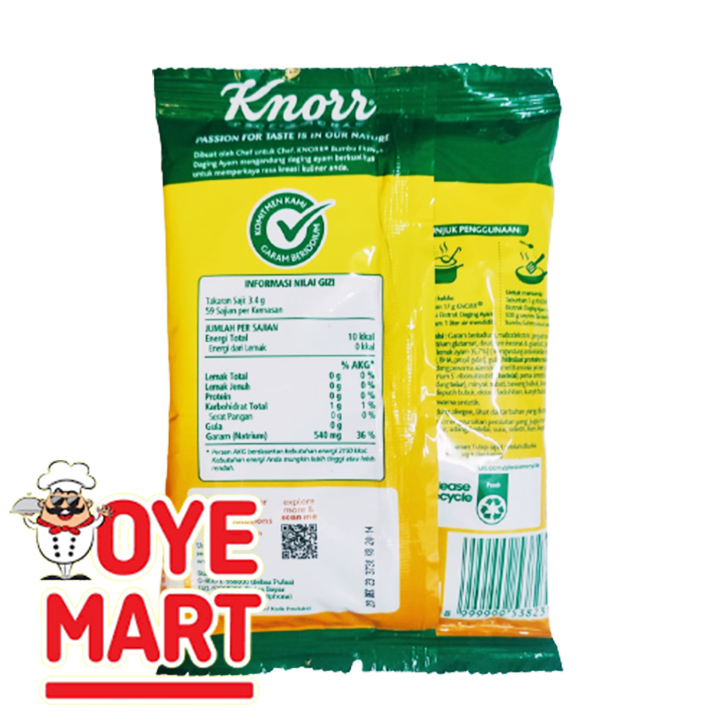 KNORR CHICKEN SEASONING POWDER 200GR