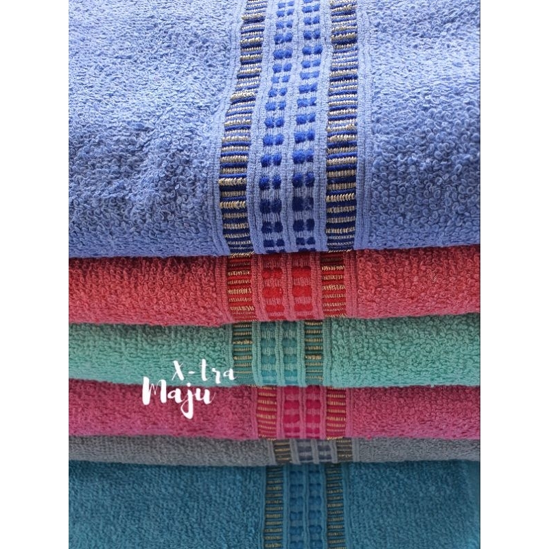 Handuk Mandi Jumbo size 70x140cm bahan Katun mudah meresap air Terlaris