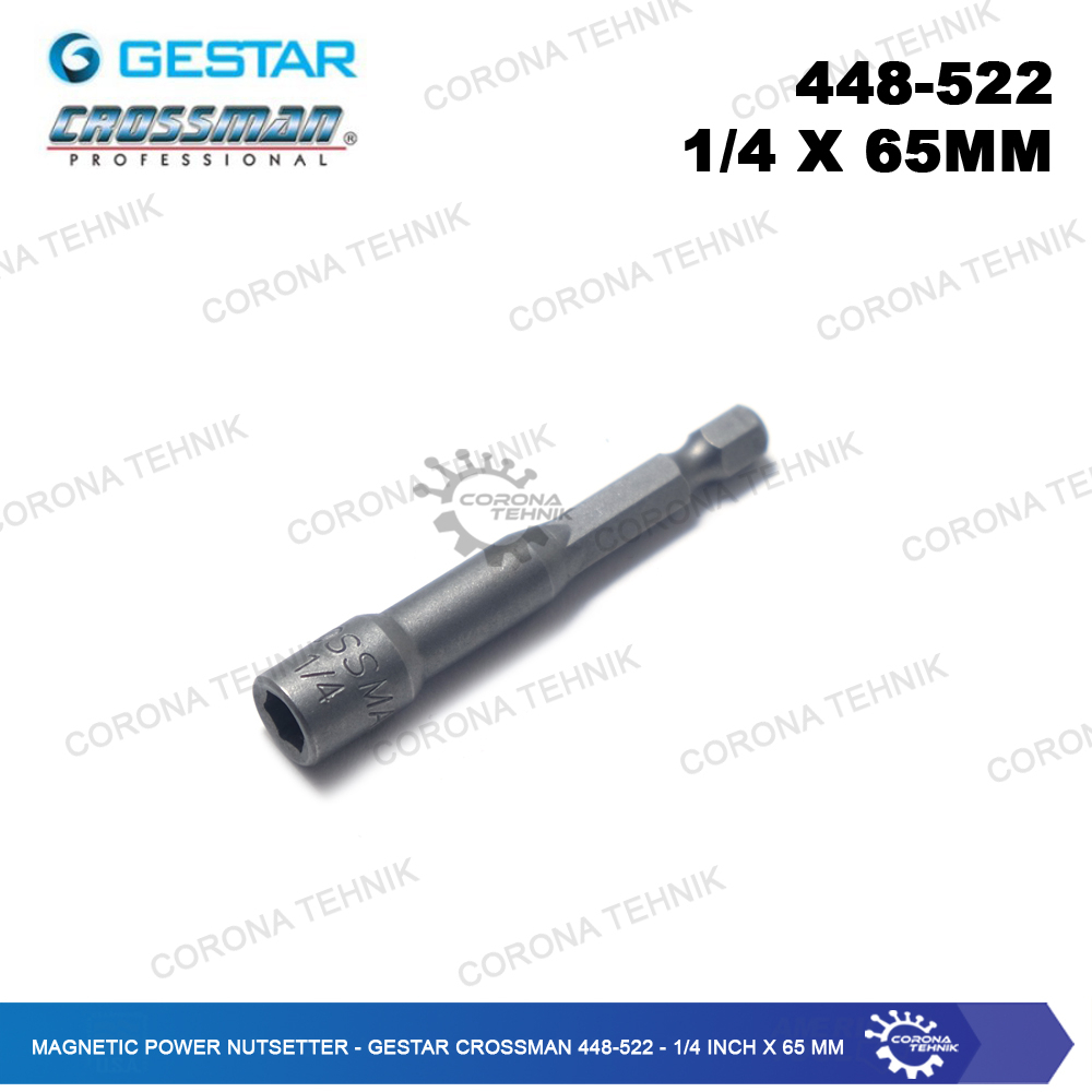 Gestar Crossman - Magnetic Power Nutsetter Mata Bor Roofing Hex Nut