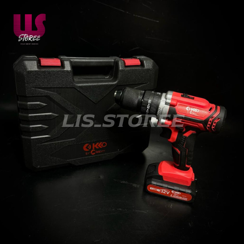 Bor Impact Baterai 32V Mailtank KK-12 Bor 13mm Cordless Drill Mesin Bor Besi Tembok Beton Kayu